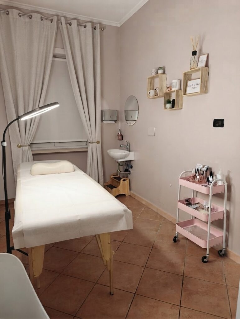 La sala trattamenti dello studio Vera a Torino