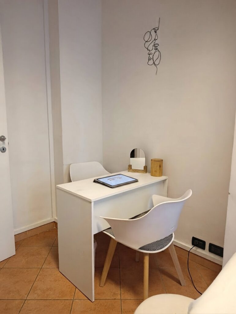 Lo spazio dedicato alla consulenza nello studio Vera